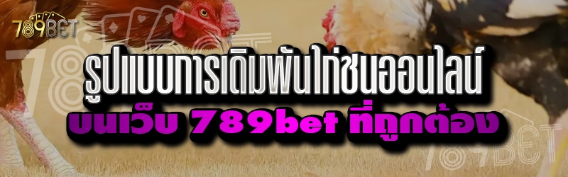 รูปแบบการเดิมพันไก่ชนออนไลน์ บนเว็บ 789bet ที่ถูกต้อง